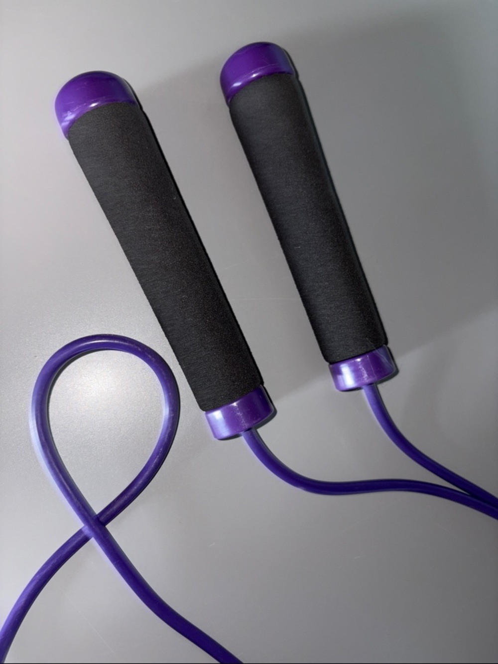 💟 Jump Rope With Removable Weighted Foam Handles - Picture 2 of 4